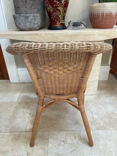 1 x Wicker Chair In Good Condition - Can Deliver