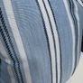 New 52cm x 52cm Oxford style Cambridge blue, French navy and white outdoor cushion Image 3