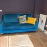 3 seater velvet sofa Image 5