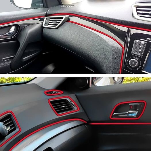 NEW SALE | Car Interior Accessories Trim Strips -10M / 32.8FT Car Mods Gap Fillers Automobile Moulding Line Decorative Accessories DIY Flexible Strip Garnish Accessory with Installing Tool