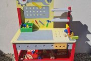 Wooden tool bench