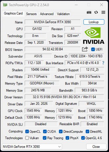 Rtx 3090 Asus Tuf
