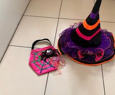 witch hat skirt bag halloween costume