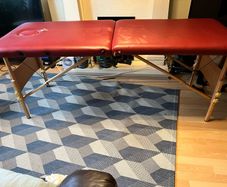 Portable massage bed