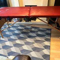Portable massage bed