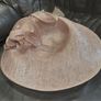 Metallic Blush Disc Shape Fascinator Image 4