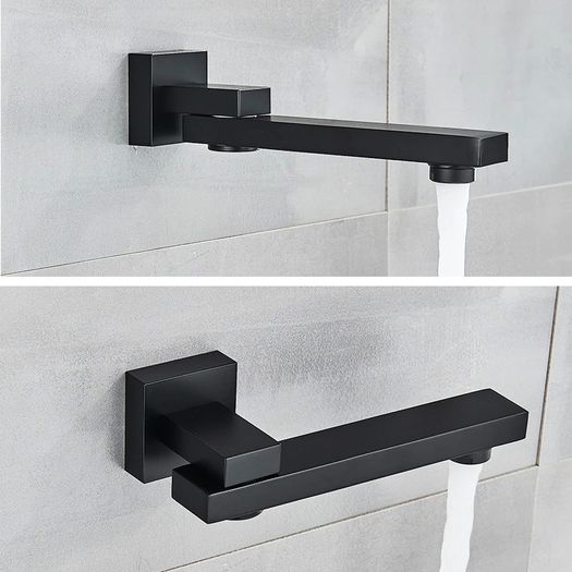 BRAND NEW Black Shower Set Wall Mounted Shower Faucet Mixer 3-Ways 10 inch A Rainfall Bathroom Shower Tap with Handshower Rotate Bath Spout