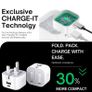 USB C and USB Plug, 38W Charging Adapter, 3 Pin UK Mains, Foldable, Travel, Super Fast Charger, for iPhone 16, 15, 14, 13, 12, 11 Pro Max, XS, XR, 8, SE, iPad, Samsung, Google Pixel, Multi-Device, PD Image 4