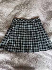 H&M plaid skirt