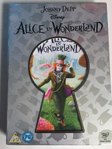 Alice In Wonderland (Disney) [2010] Johnny Depp [Movie DVD + 6 Collector's Artcards]