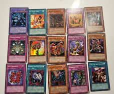 1st edition yu gi oh vintage cards 186 total  inc 66 1st editions.
