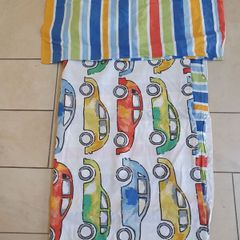 single bed duvet sets x2 cars,woodland