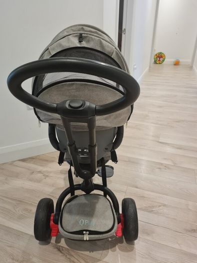 Q Play Prime 6-In-1 Trike Grey