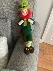 Leprechaun hand knit