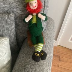 Leprechaun hand knit