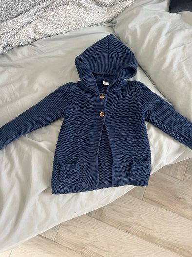M&S Blue Cardigan 6-9 months
