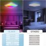 Ceiling Light with Remote, 12 Inch 24W Dimmable Led Flush Mount Ceiling Light Fixture 3000K-6500K Modern Square White Panel Lamp for Bedroom Kidroom Party Festival (FREE POSTAGE) Image 6