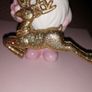 Pair of Gold Shimmering Reindeers Image 2