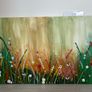 Wildflowers abstract painting Image 4