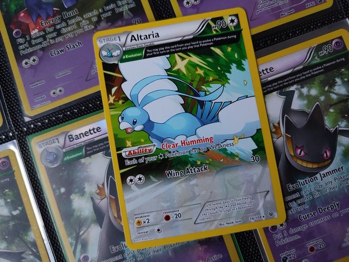 Altaria ! Full Art ! Non Holo Rare ! from Roaring Skies Set ! 2015 ! Pokemon Card !