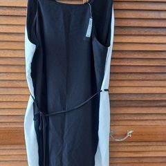 Monochrome Midi Dress