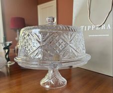 Tipperary Crystal Belvedere Cake Stand with Lid