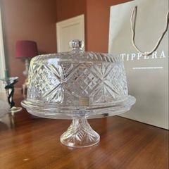 Tipperary Crystal Belvedere Cake Stand with Lid
