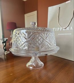 Tipperary Crystal Belvedere Cake Stand with Lid