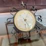 Vintage Mid Century Swiss Aneroid Barometer and Thermometer 1960s Image 4