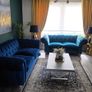 Gosford Large Navy Button Sofa Image 6