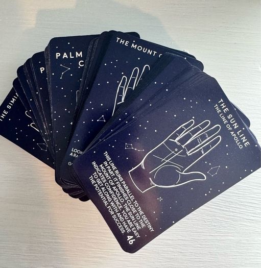 Palm reading cards