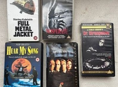 VHS Films x 5 Listed Below, 5 euro each or 20 quid the lot