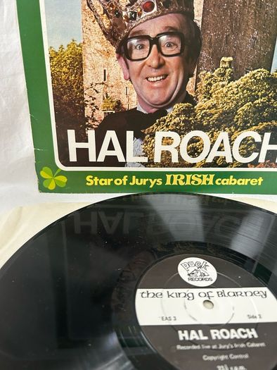 Hal Roach Irish Comedian Record and SIGNED sleeve