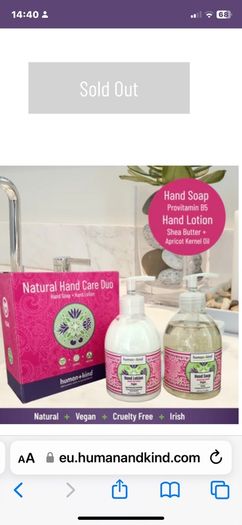 Human + Kind Natural Hand Care Duo