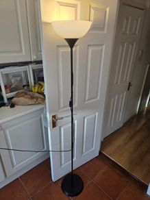 Floor lamp with energy saving bulb