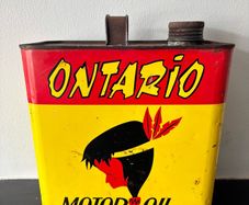 1950's Ontario Motor Oil Can.