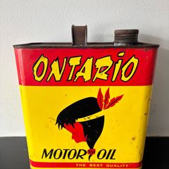 1950's Ontario Motor Oil Can.