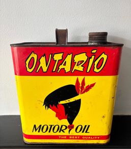 1950's Ontario Motor Oil Can.