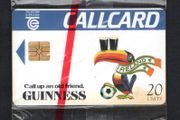 1994 Ireland 20 unit Guinness Toucan (Gemplus GEM1) Callcard New in Packaging Notes important dates for World Cup'94. Telecom Eireann card number 1062