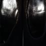 Size 6 Black & Gold ankle boots Image 7