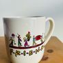 Official 1996 Friends Warner Bros Mug Vintage 90s Collectible Image 5