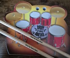 Drum Notepad and Pencils