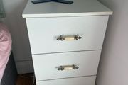 White  Bedside Table