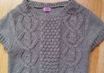 Grey Warm Dress.  Age 7-8