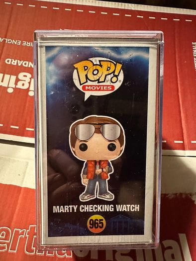 Funko POP Back to the Future Marty McFly Autographed by Michael J Fox