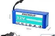 12V 10000mAh 3S3P 18650 Battery Pack with BMS 12.6V Lithium Ion Rechargeable Battery Replacement for Power Tool Vacuum Cleaner