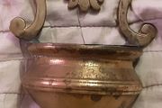 household holy water font made of brass