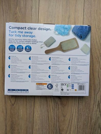 Salter glass electronic scale. Brand New