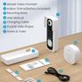 Doorbell Camera Wireless No Monthly Fee, 2K HD Video Doorbell with Chime, Smart AI Detection Instant Alert, 2-Way Talk, Clear Night Vision, Only 2.4GHz WIFI, Works with Alexa, White Image 7
