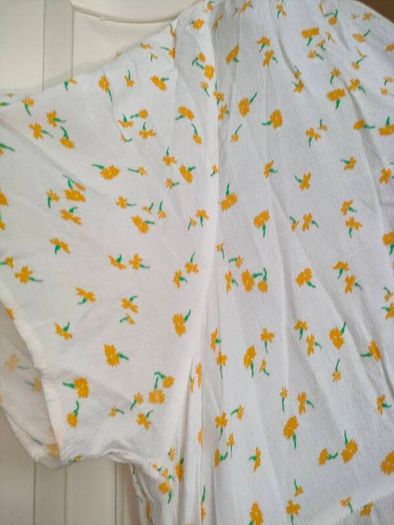 Dunnes white floral midi dress size xxl size 22-24 Postage included